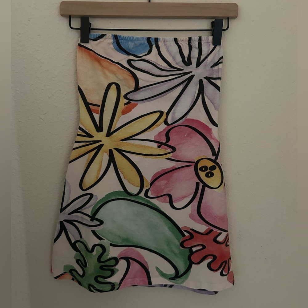 Verge girl floral mini dress